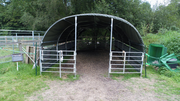 Protect Your Livestock with Kit Buildings' Enclosed Livestock Shelters. The Perfect agricultural Steel Framed building!