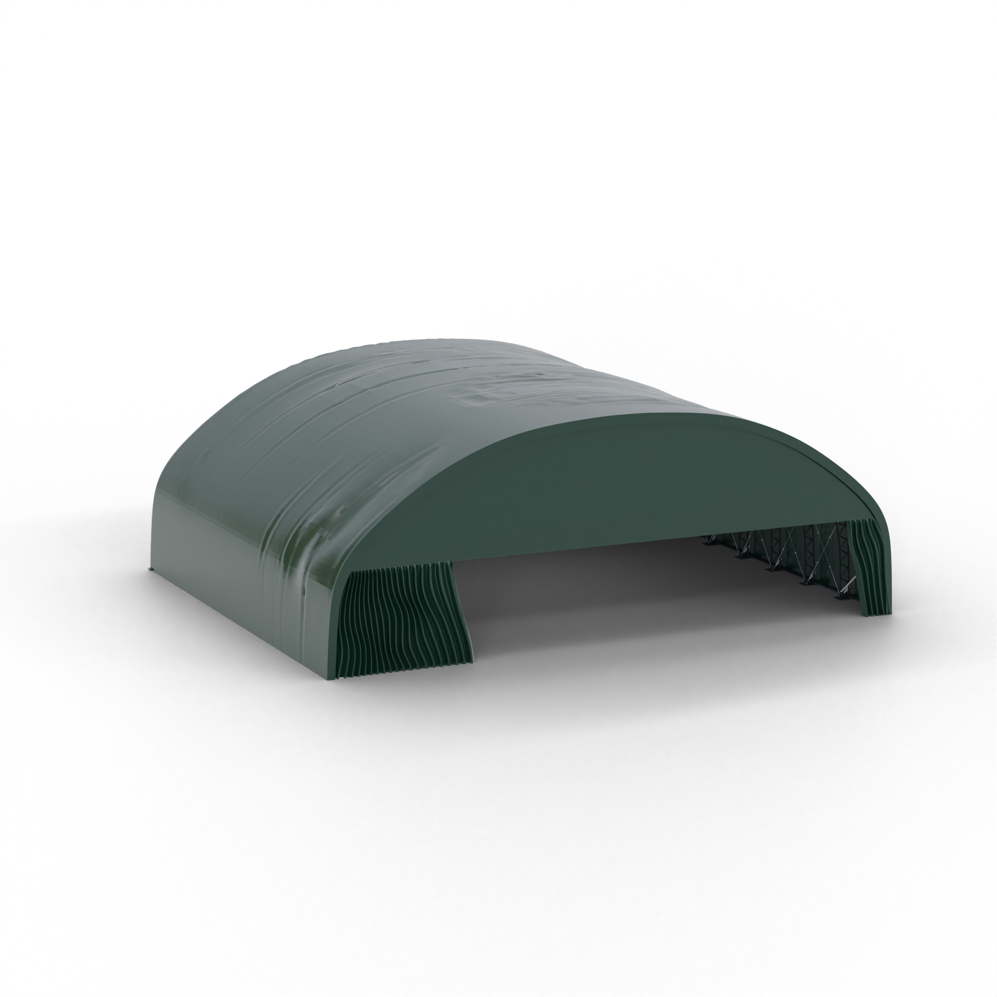 Aircraft Hangar Green