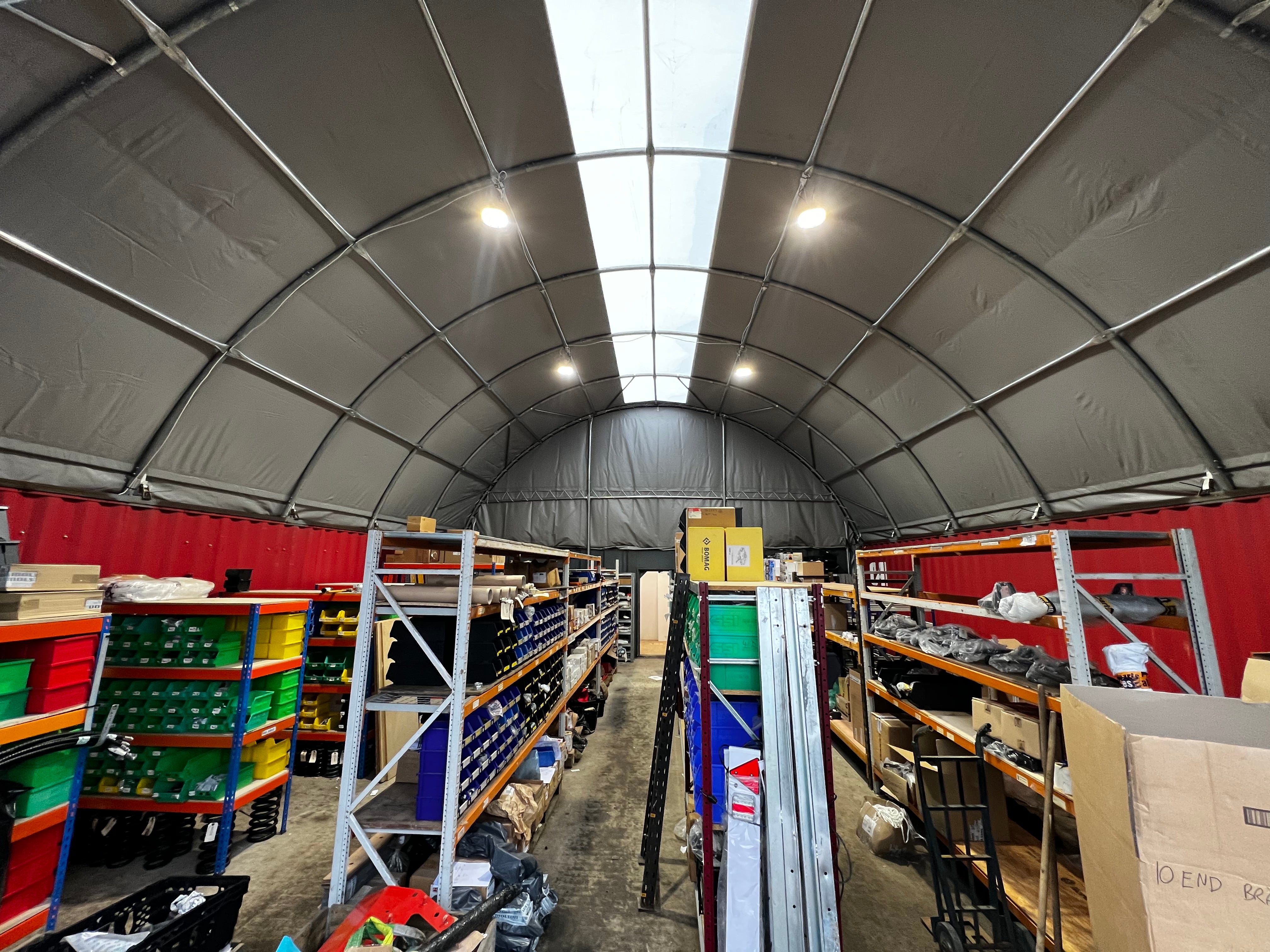 Container Canopies - 20ft x 40ft x 6.5ft (6m x 12m x 2m)