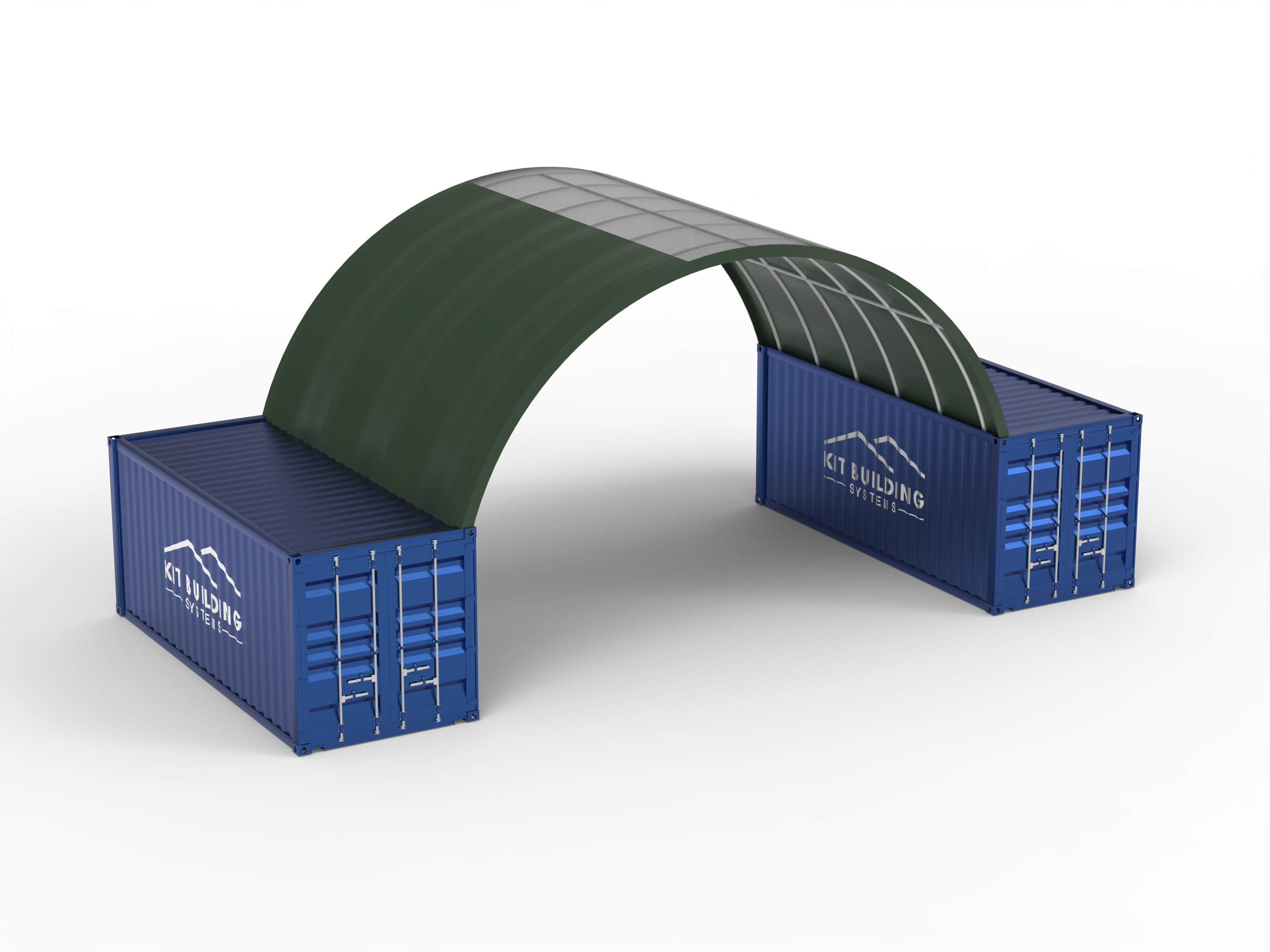 Beholdertak - 26 fot x 20 fot x 10 fot (8m x 6m x 3m)