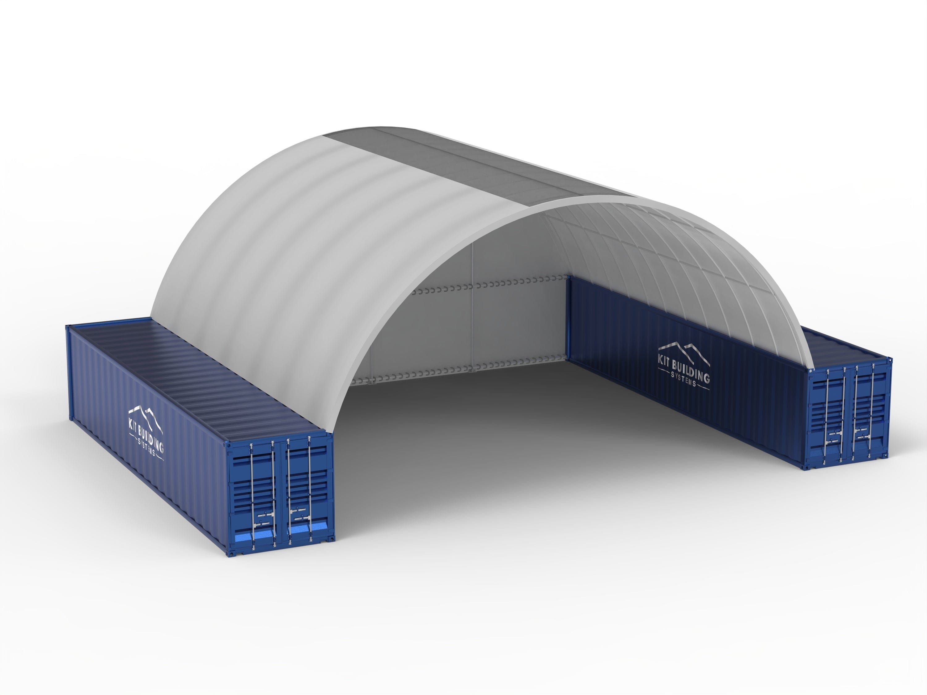 Beholdertak – 40 fot x 40 fot x 15 fot (12m x 12m x 4,5m)