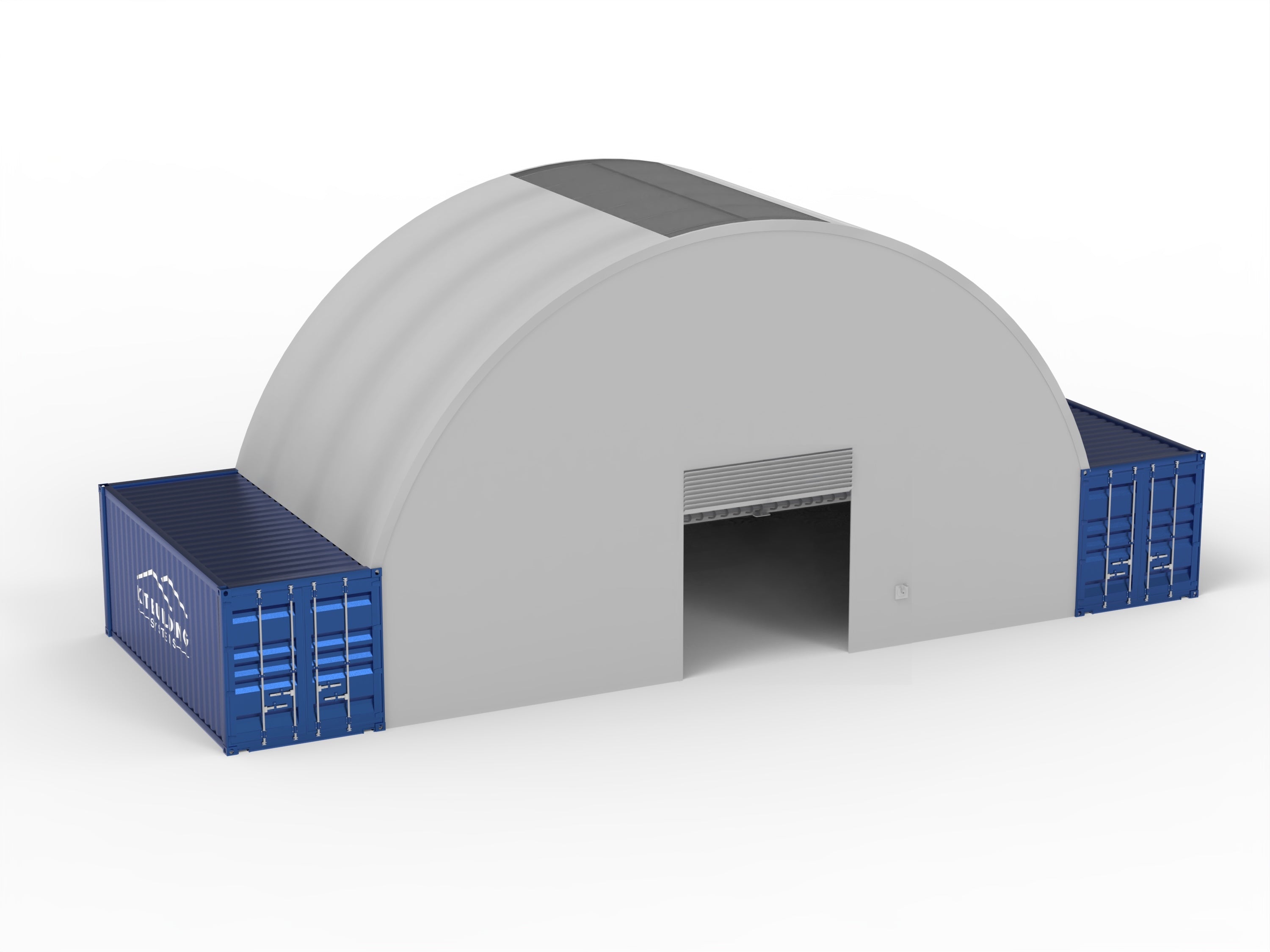 Beholdertak - 40 fot x 20 fot x 15 fot (12m x 6m x 4,5m)