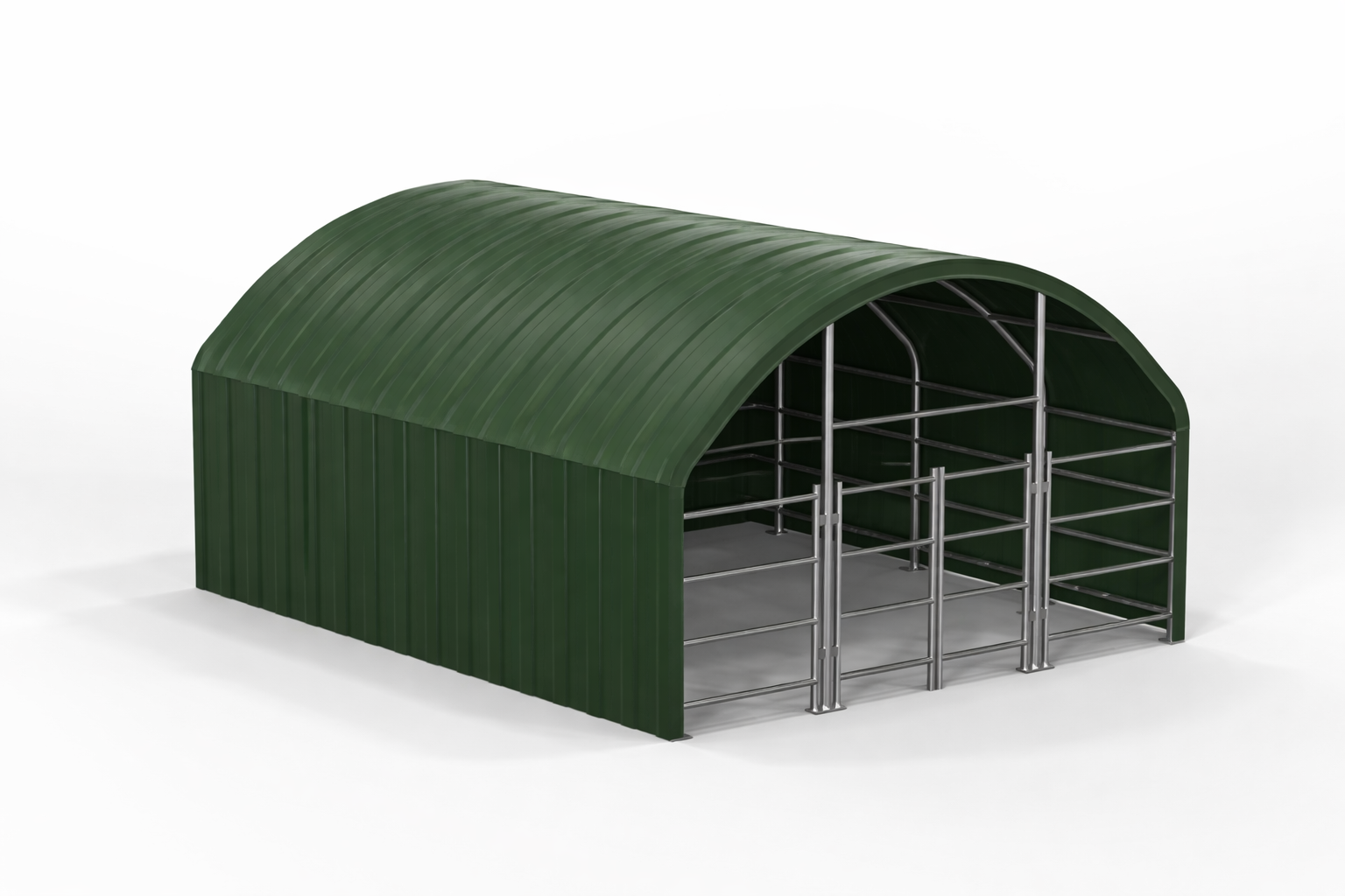 Steel Enclosed Livestock Shelters