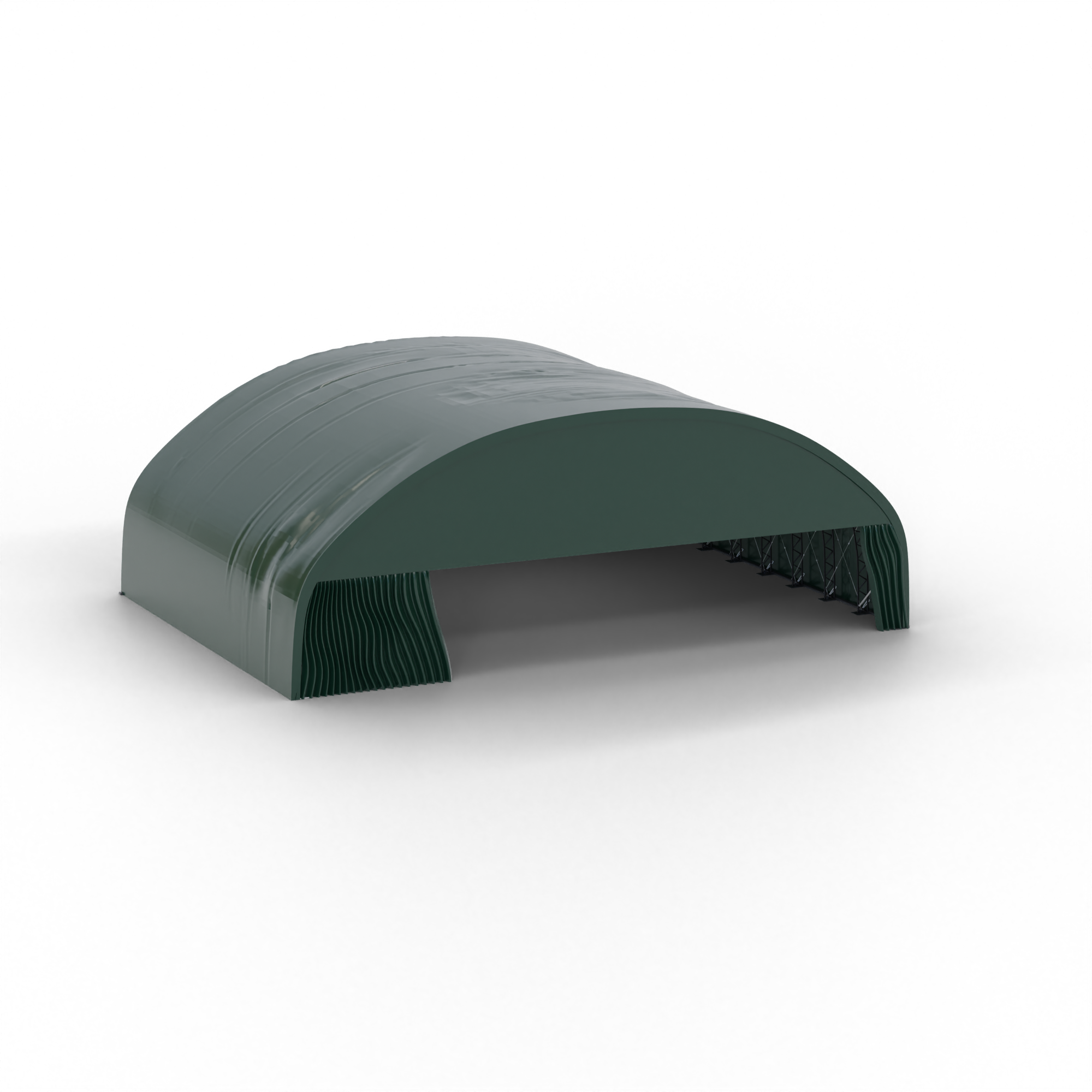 Aircraft Hangar Green