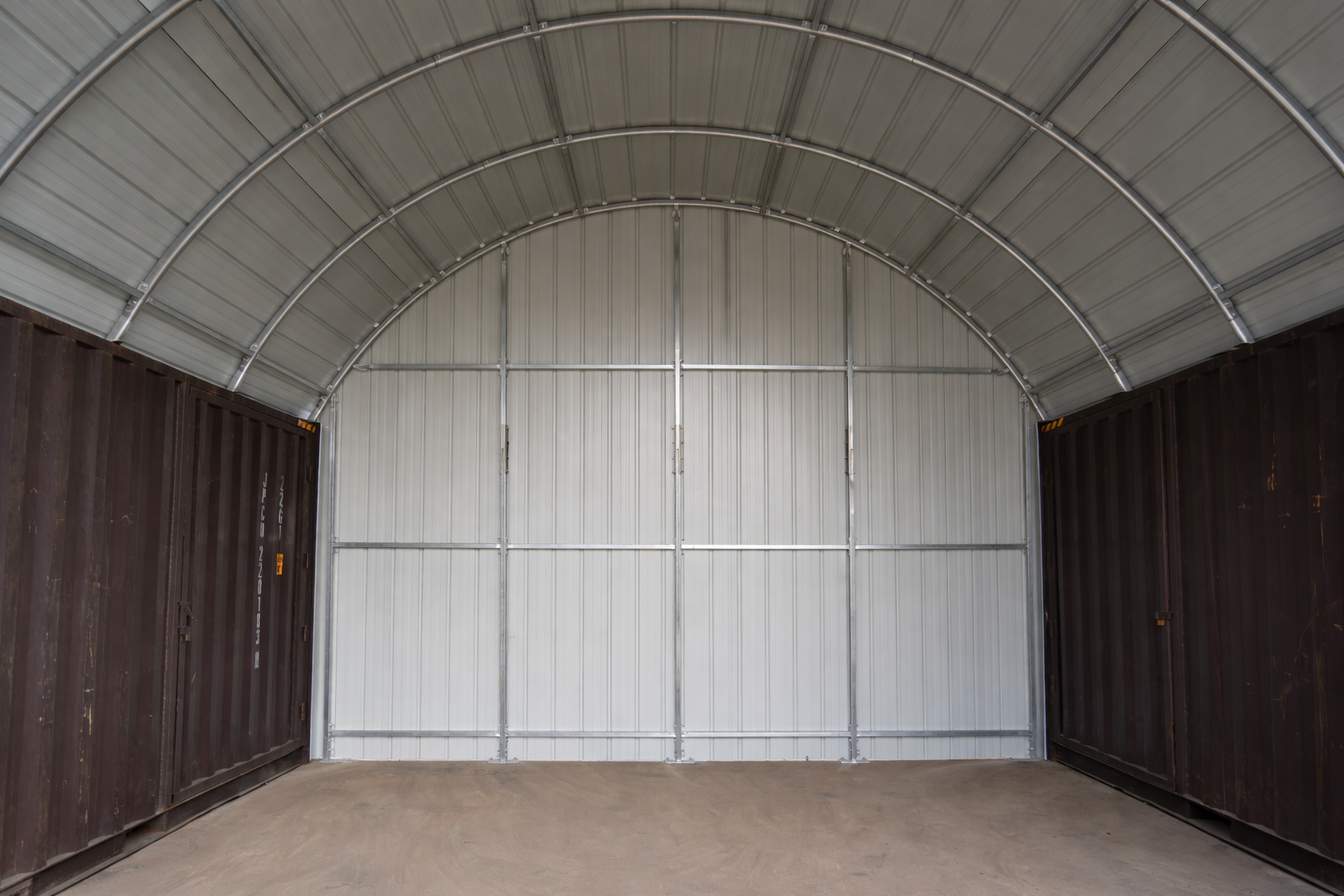 Stålcontaineroverbygg - 33ft x 40ft x 12ft (10m x 12m x 3,6m)