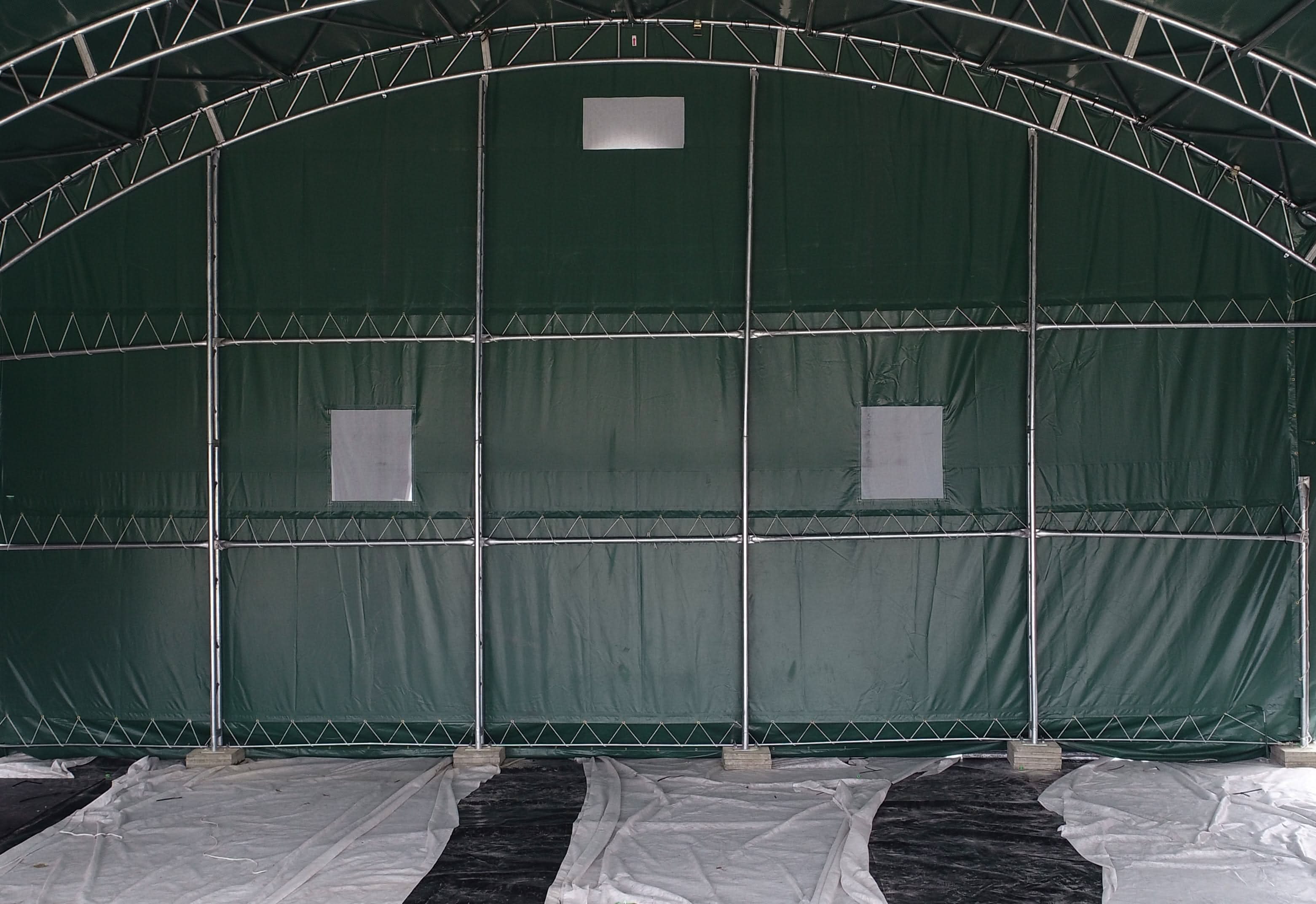 Closed Back Panel for Container Canopies