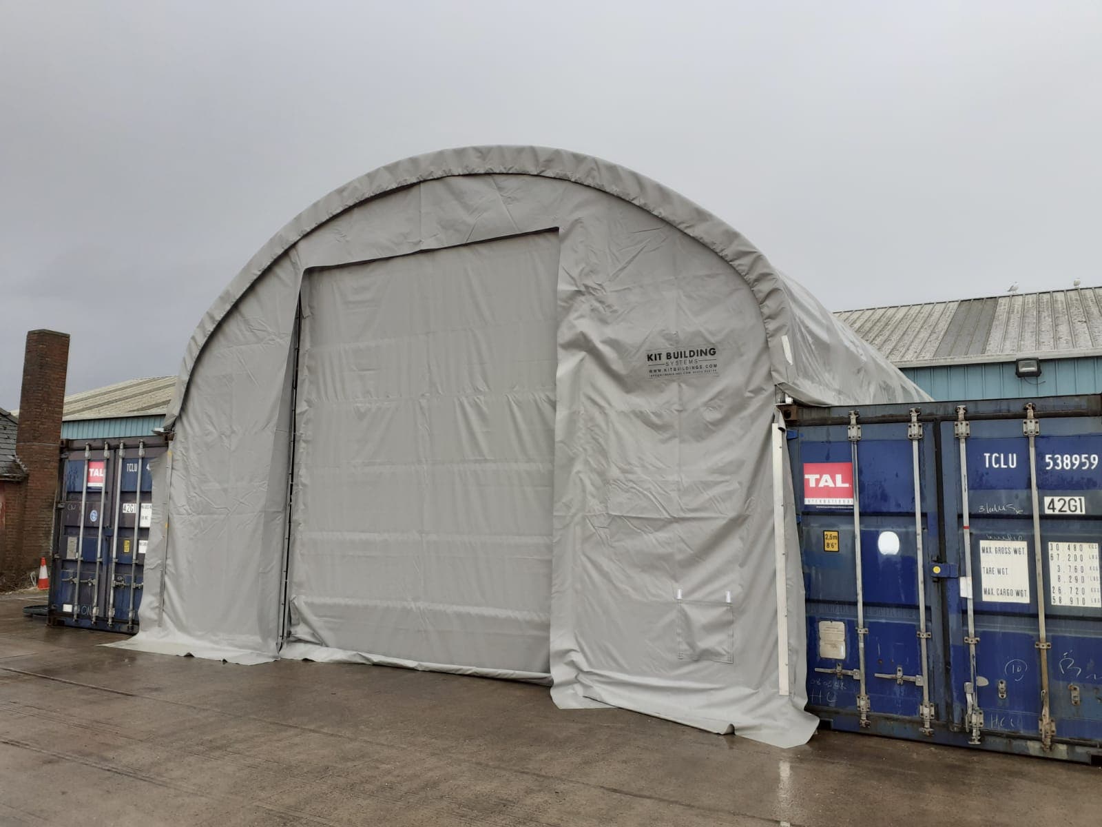 Beholdertak - 26 fot x 20 fot x 10 fot (8m x 6m x 3m)