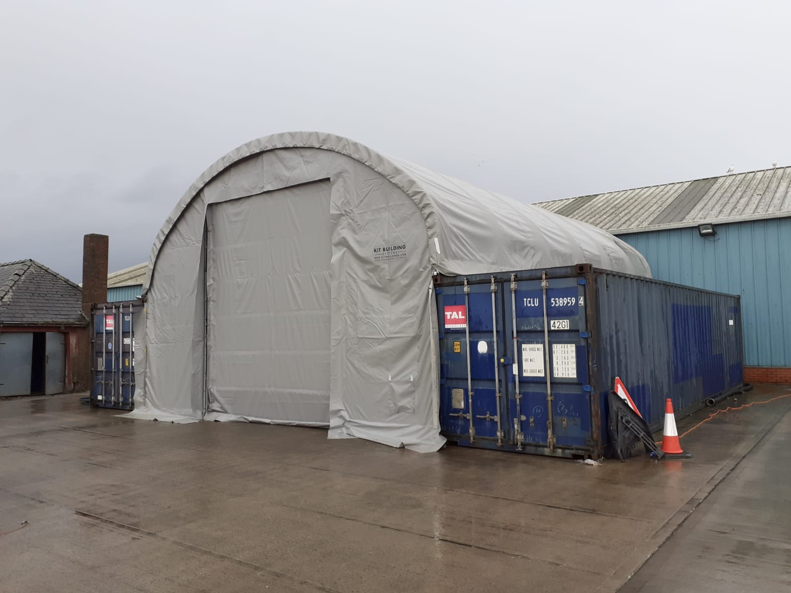 Container Canopies - 26ft x 40ft x 10ft (8m x 12m x 3m)