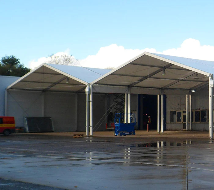 Galvanized steel – Loading bay shelter- 850g/m2 double coated PVC