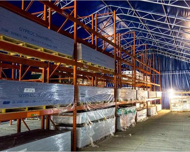 PVC Steel Storage Buildings | Double Truss