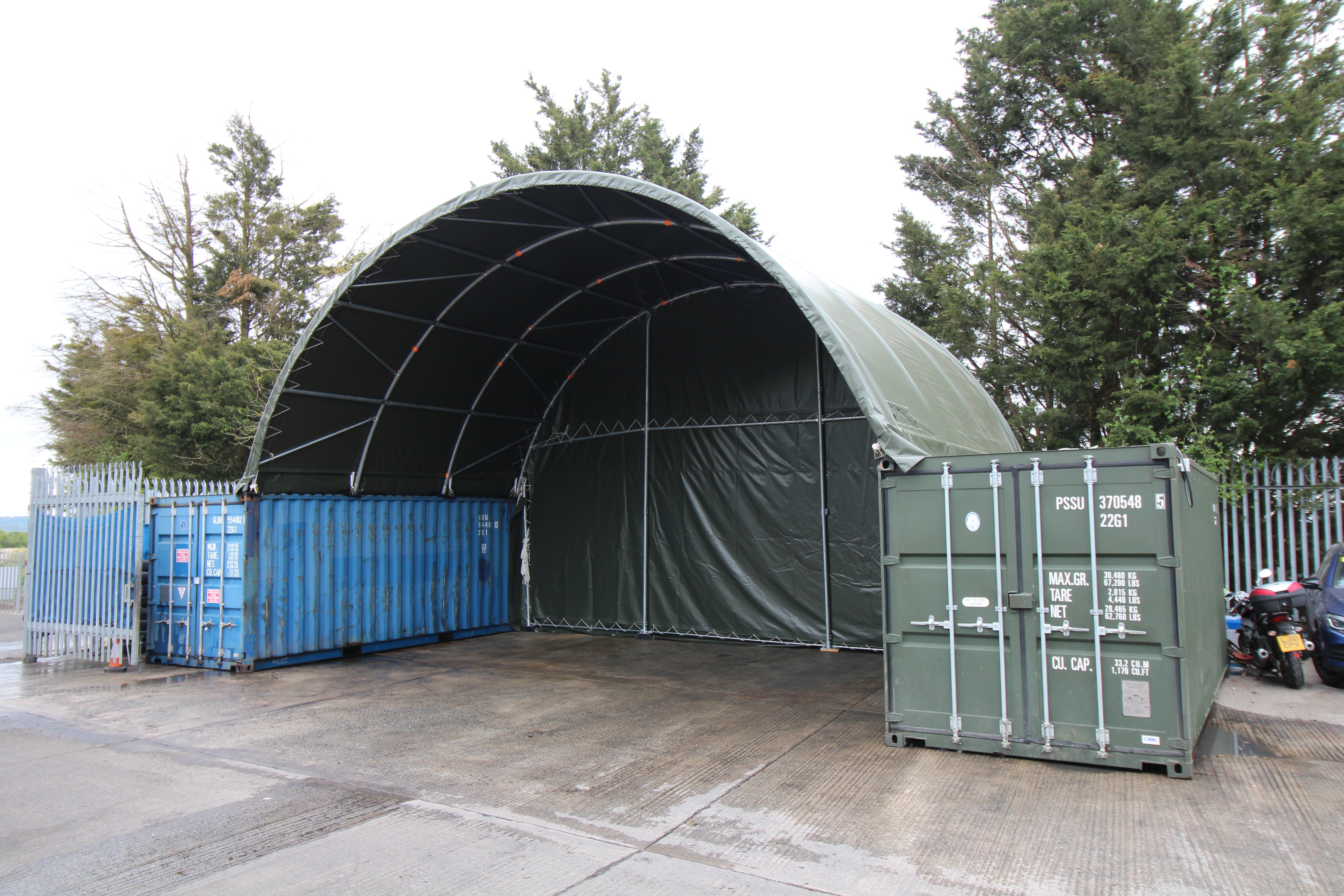 Loading Containers Canopy Container Canopies Gallery – Kit Buildings