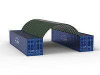 Container Canopies - 20ft x 40ft x 6.5ft (6m x 12m x 2m)