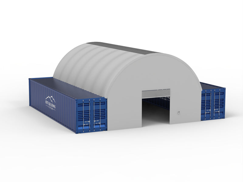 Beholdertak - 26 fot x 40 fot x 10 fot (8m x 12m x 3m)