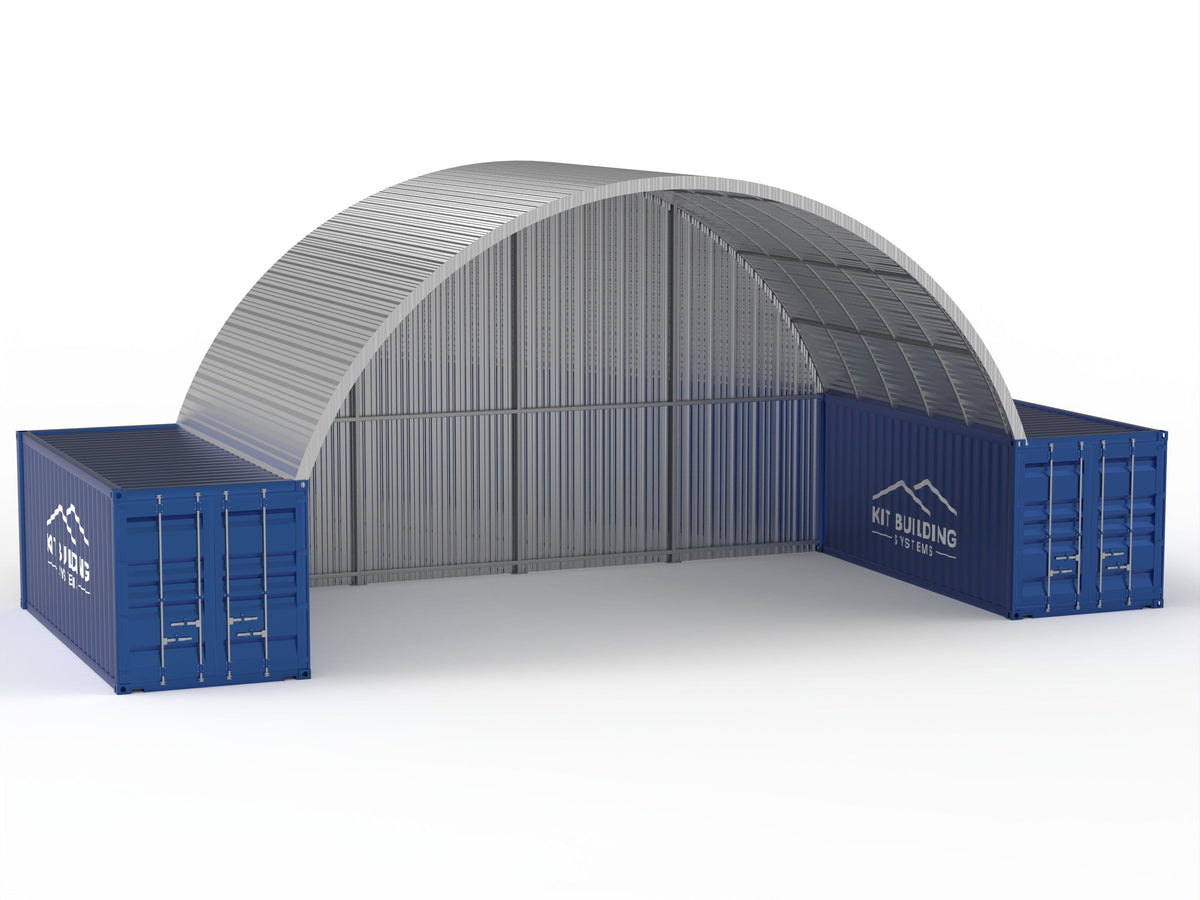 Container Canopies - 33ft x 20ft x 12ft | 10m x 6m x 3.6m – Kit Buildings