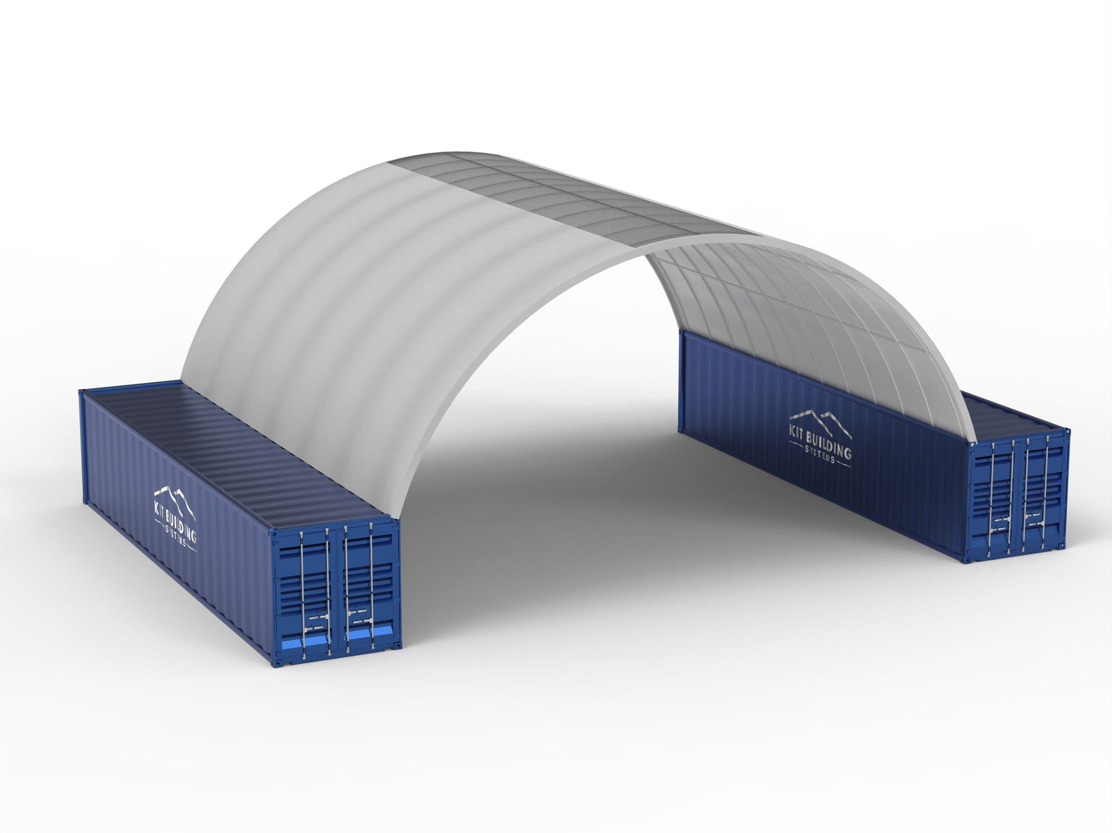 Container Shelter – 40ft x 40ft Durable, Weatherproof Cover – Kit Buildings