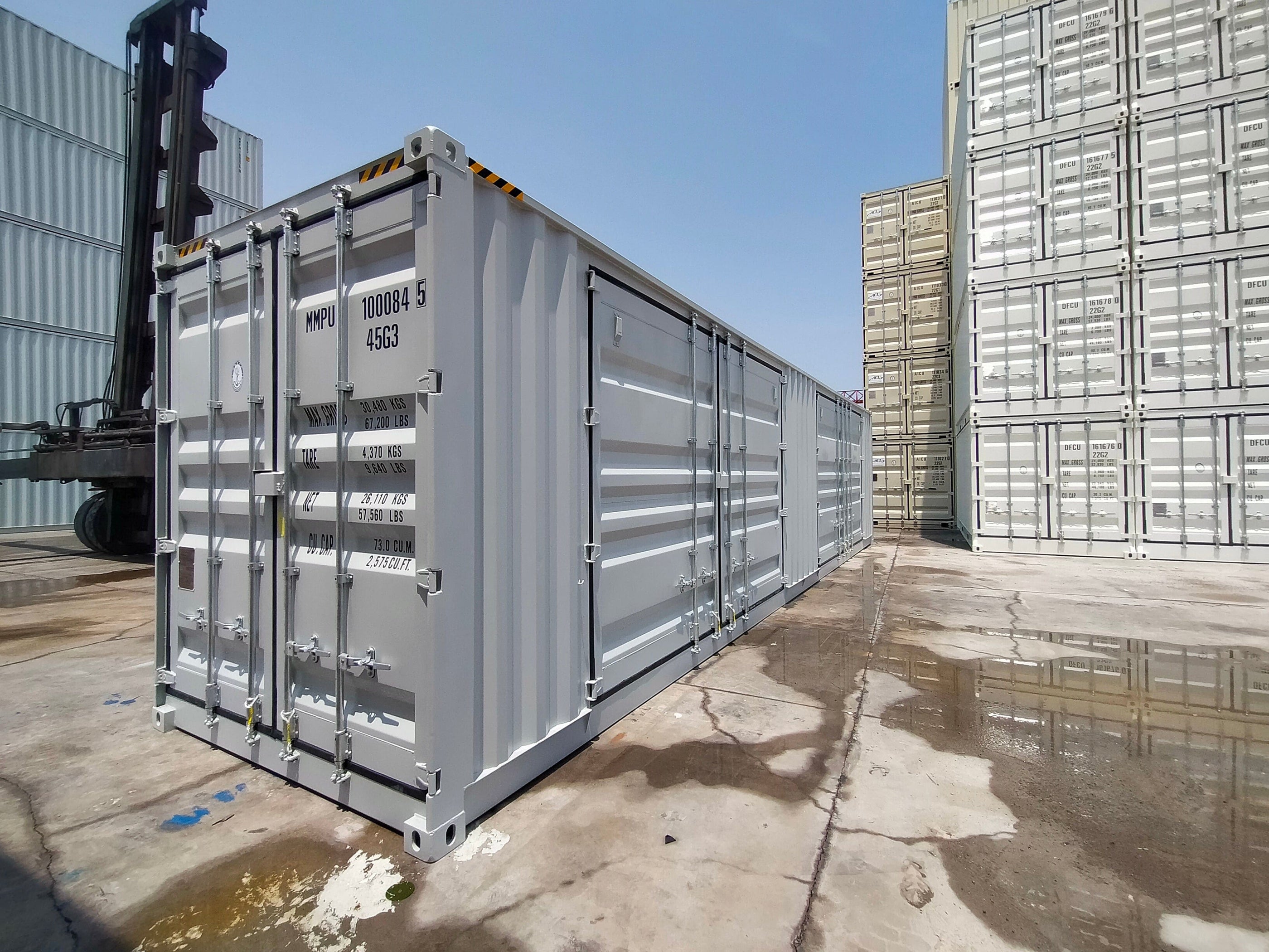 40ft Side Door Shipping Container in the UK | Storage Container – Kit ...