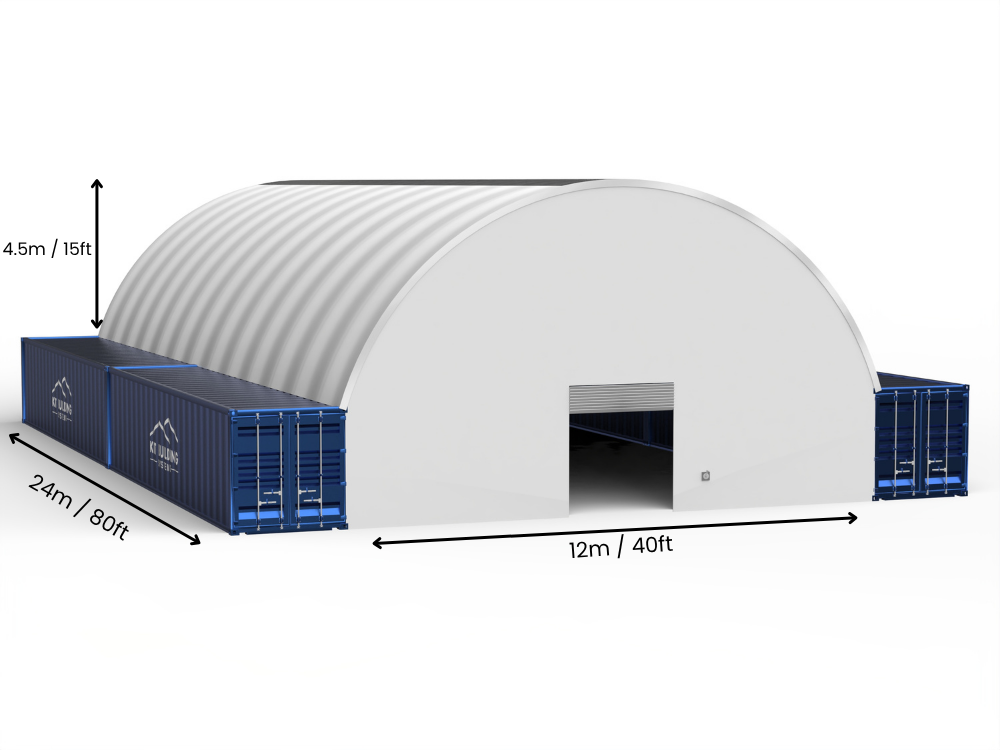 12m (40ft) Span | Container Canopies - 40ft x 12ft (12m x 4.5m)