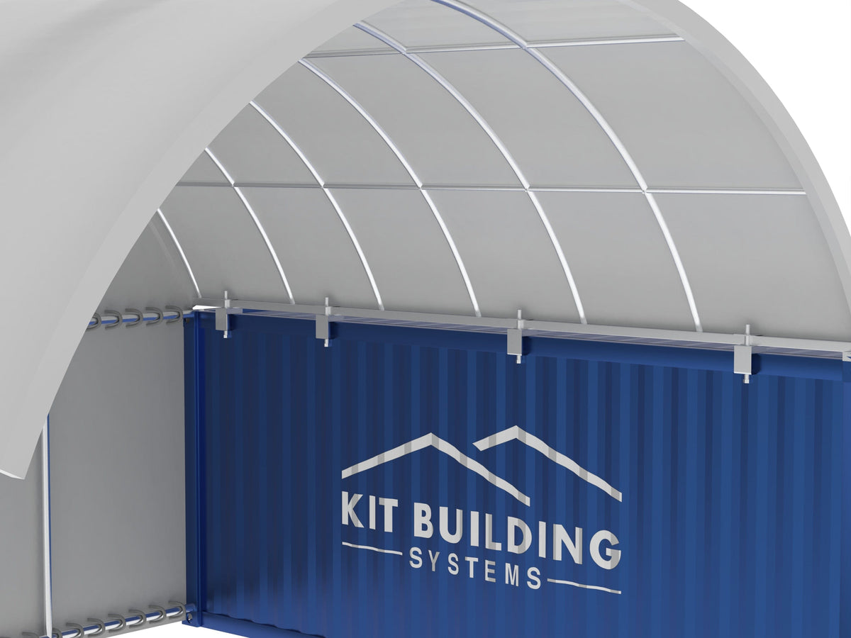 Container Canopy Clamping System in the UK | No-Drill Kit – Kit Buildings