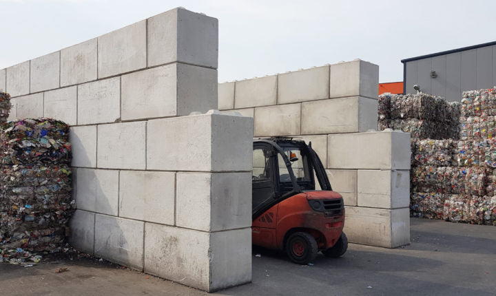 Interlocking Concrete Lego Blocks | 1600x800x800mm