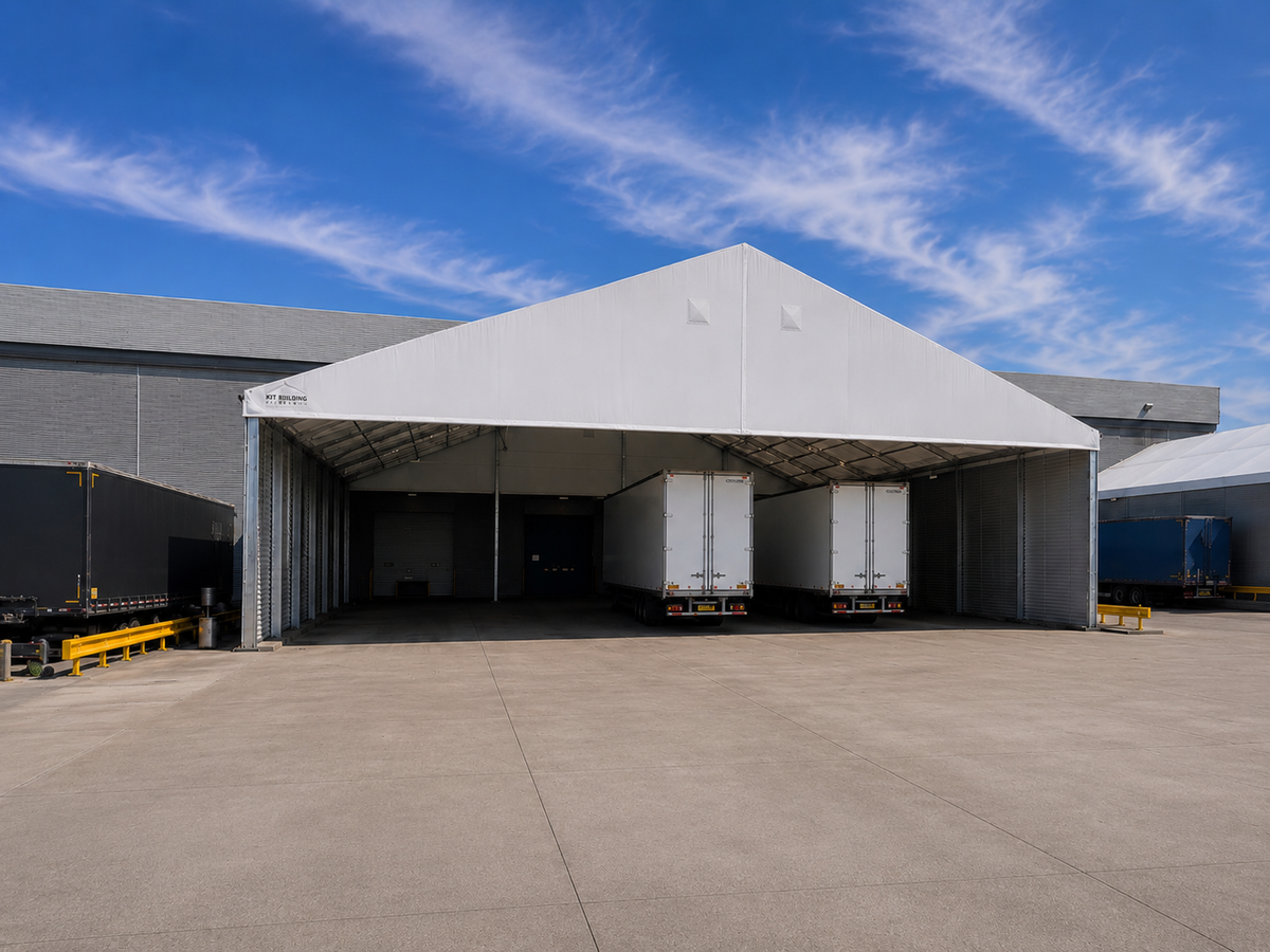 Loading Bay Canopy in the UK | Covered Loading Shelter – Kit Buildings