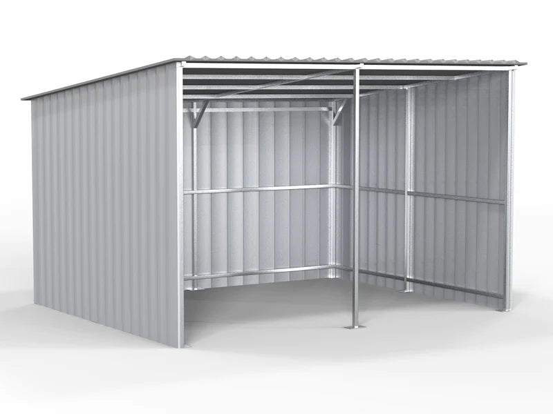 Single Truss – Single sheet cladding metal field shelter 