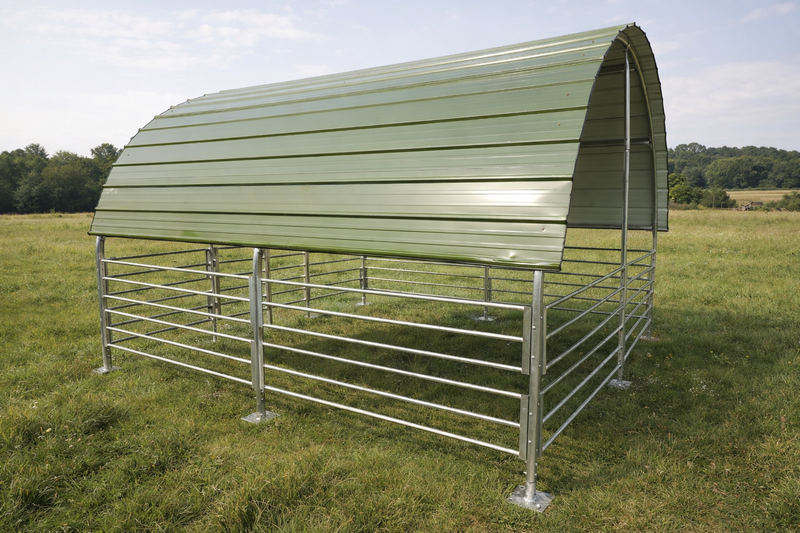 Steel Enclosed Livestock Shelters