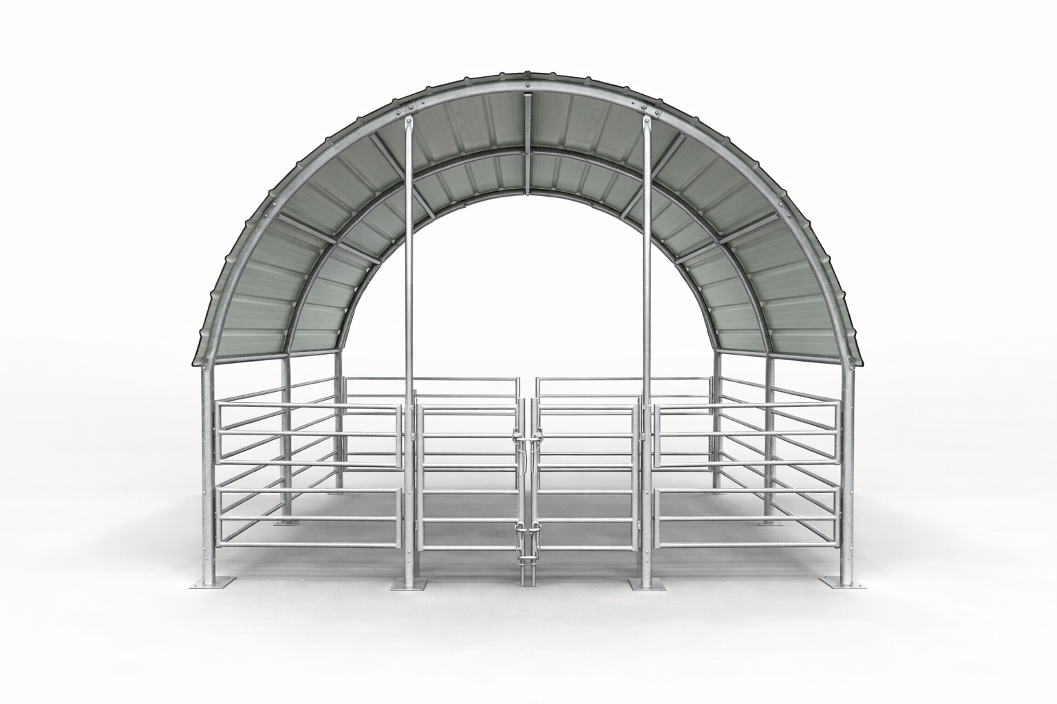 Steel Enclosed Livestock Shelters
