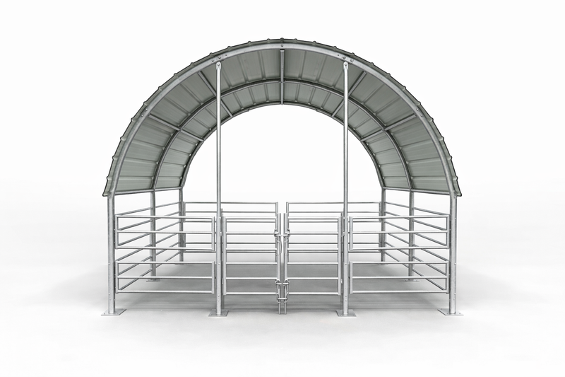 Steel Enclosed Livestock Shelters