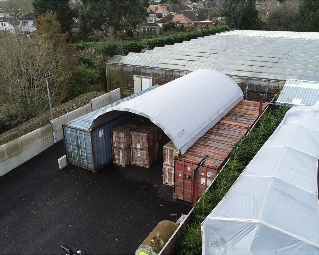 Container Shelter - 20ft x 40ft x 6.5ft (6m x 12m x 2m)