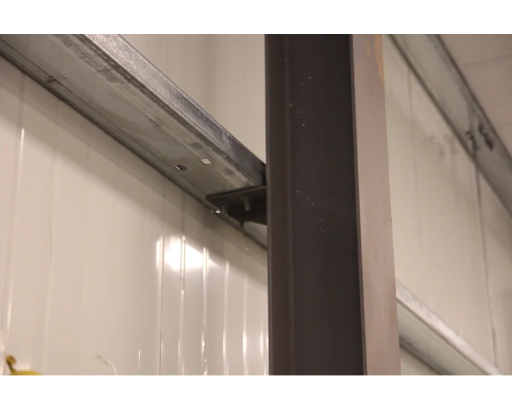 Insulated Steel Building – Automatic Roller Shutter- H Column beam frame