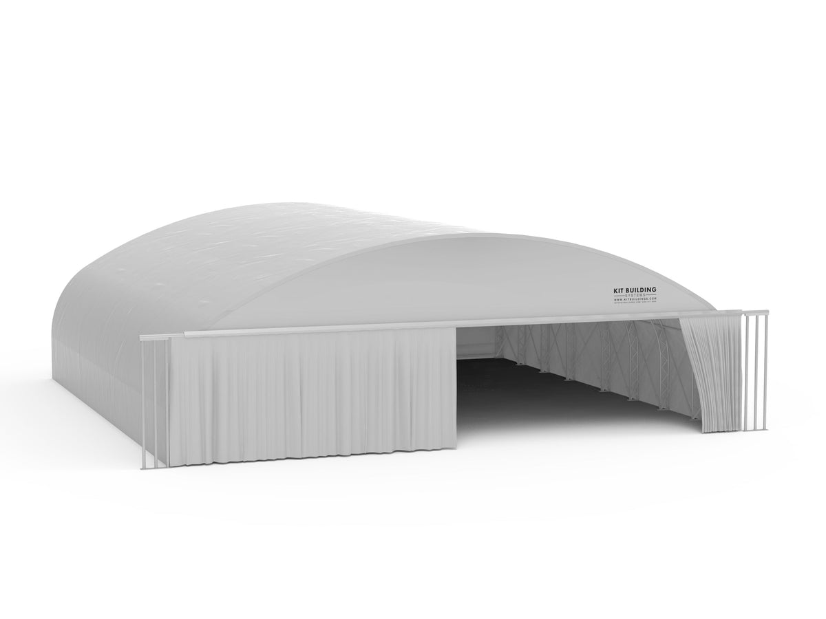 Fabric Aircraft Hangar in the UK | PVC Aviation Storage – Kit Buildings
