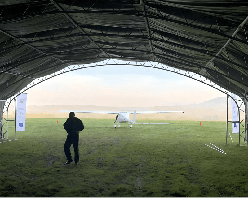 Kit Buildings Aircraft Hangar Aircraft Hangar | Green