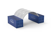 Container Canopies - 20ft x 20ft x 6.5ft (6m x 6m x 2m)