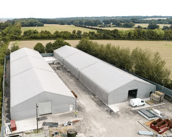 Pvc Complex Building Double Truss Fabric Storage Buildings in the United States | PVC ...